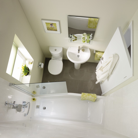 Concept Space Collections Ideal, Space Saver Small Bathtub